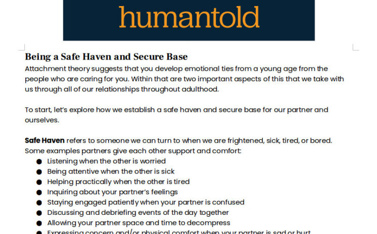 Being a Safe Haven and Secure Base - image