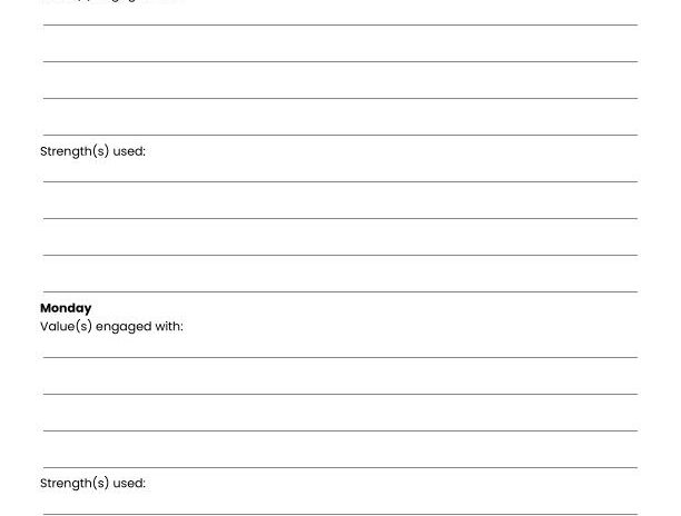 Daily Reflection: Strengths & Values - image
