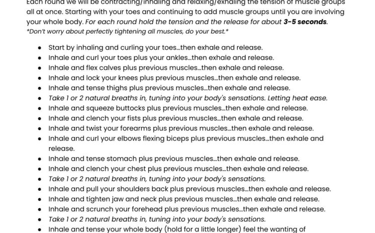 Mindfulness: Progressive Muscle Relaxation (Whole Body) - image