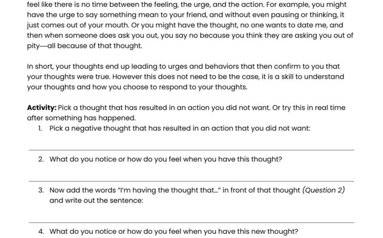 Noticing Your Thoughts (Part 1) - image