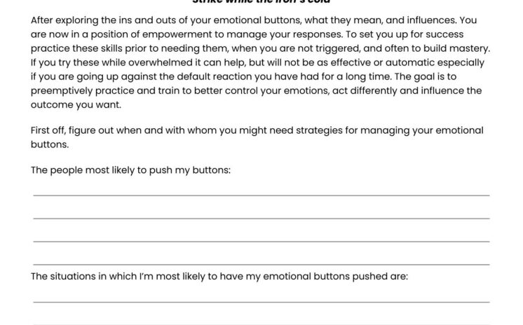 Managing Emotional Buttons (Introduction) - image