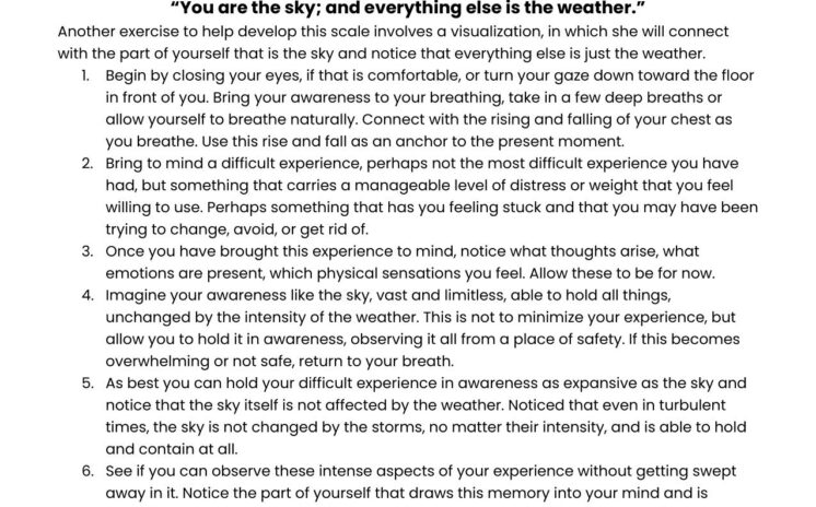 Observing Your Own Experience (Part 2) - image